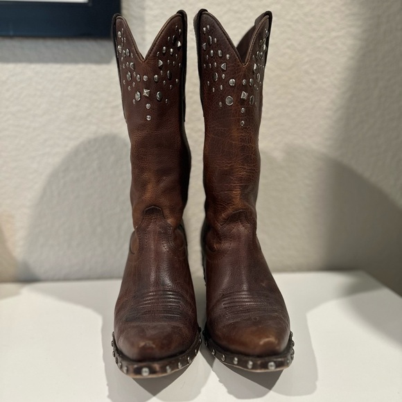 Ariat Studded Cowboy Boots Size 7 - Picture 5 of 5